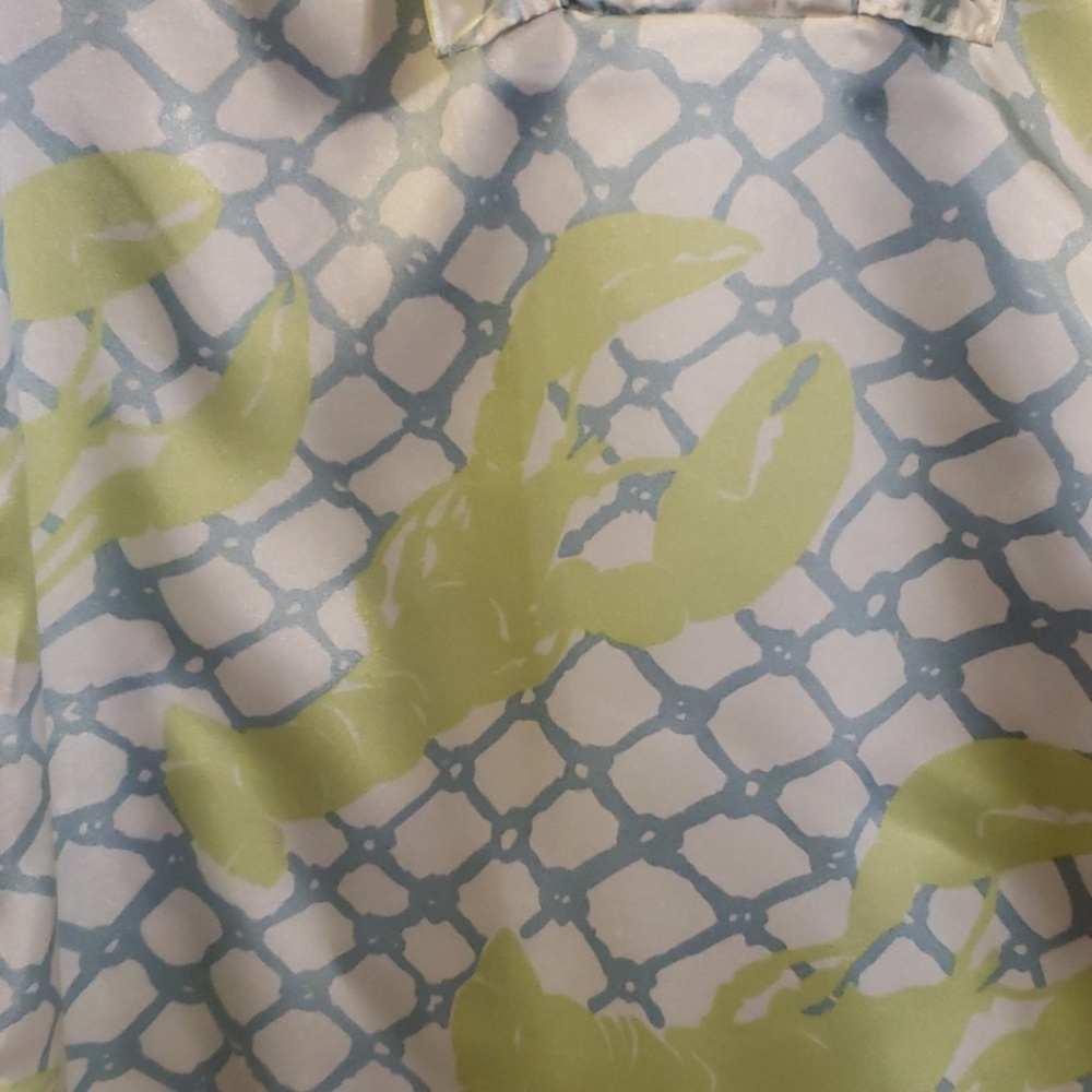 BCBGMaxAzria lobster shirt sz M - Picture 3 of 5